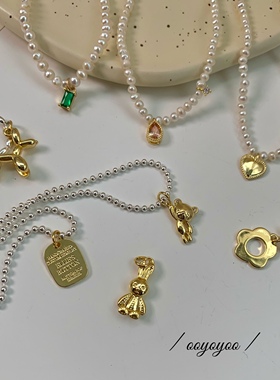 手作天然强光珍珠项链