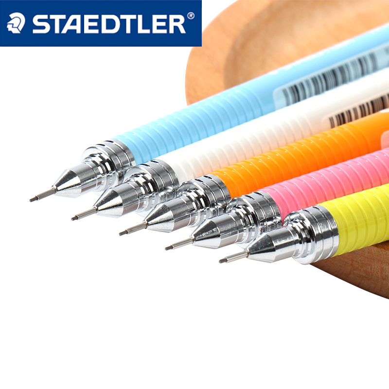 德国STAEDTLER施德楼 925 65专业绘图自动铅笔白色彩虹糖果色书写活动铅笔金属笔头低重心漫画设计制图-图0