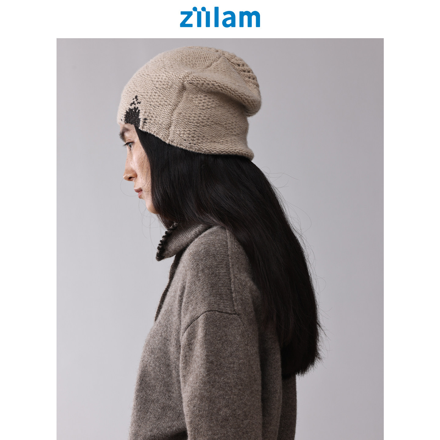 ziilam枝蓝 镂空羊毛冷帽美利奴羊毛针织冬季防寒保暖帽子,淘宝优惠券,粉丝福利购,淘宝优惠卷