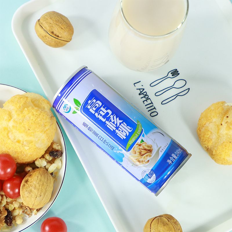 高钙核桃露240ml*16罐核桃植物牛奶植物蛋白饮品花生乳饮品送节礼,淘宝优惠券,粉丝福利购,淘宝优惠卷