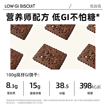 优谷说低GI食品饼干高纤142g*5盒[20元优惠券]-寻折猪
