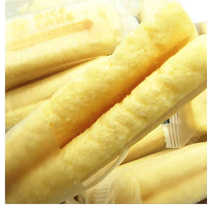 咔吻果治米饼300g非油炸牛奶味蛋黄味独立包装网红零食休闲好吃的