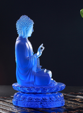 双猴佛具古法琉璃七佛药师佛