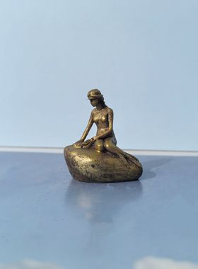 海的女儿微景观仿真人物摆件