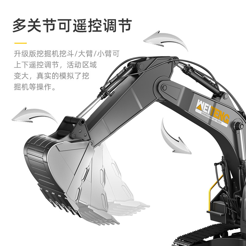 特大号18通道合金遥控男孩玩具车 dwi电动/遥控车