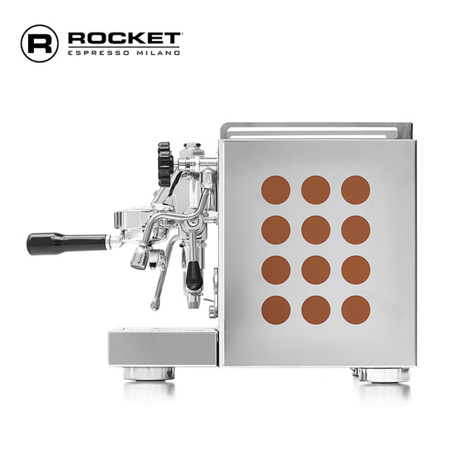 Commercial semi-automatic coffee machine in Italy