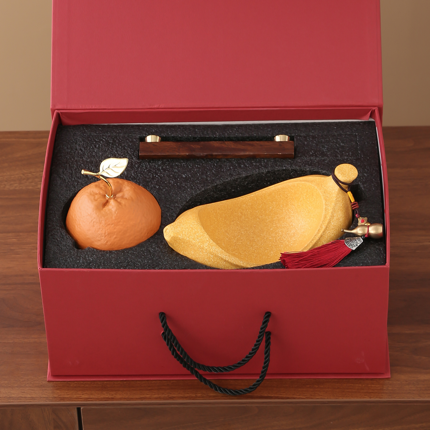 橙蕉有艺术感的工位招财摆件创意桌面装饰品八方来财有意思的礼物 - 图2