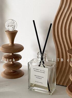 新品木头雕刻摆件无尽之柱北欧榉木实木隔板装饰拍