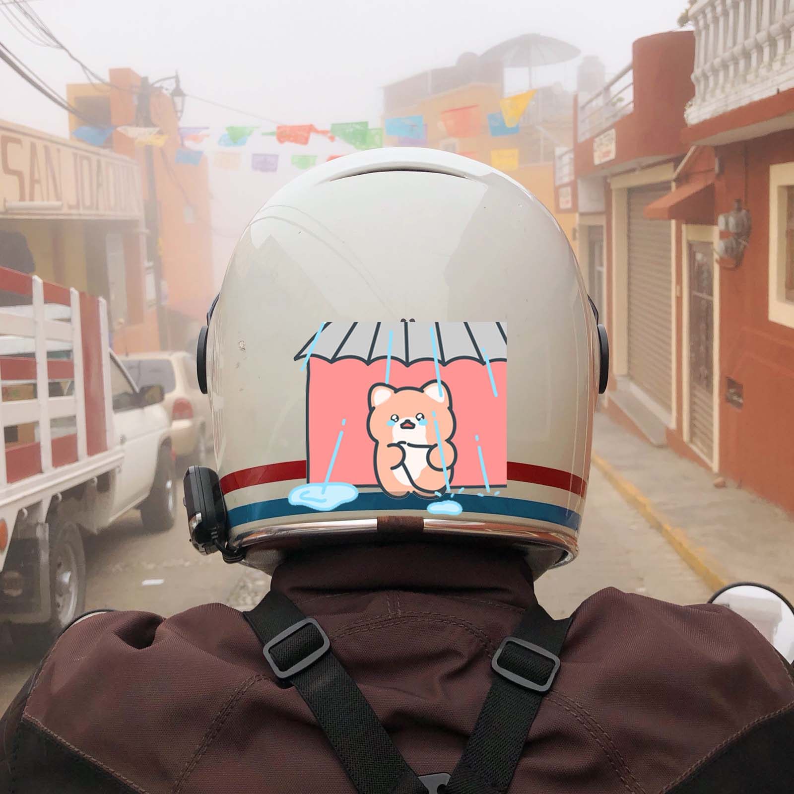 可爱小狐狸UV转印贴动漫电动牙刷防水晶标签手机壳头盔装饰贴纸,淘宝优惠券,粉丝福利购,淘宝优惠卷