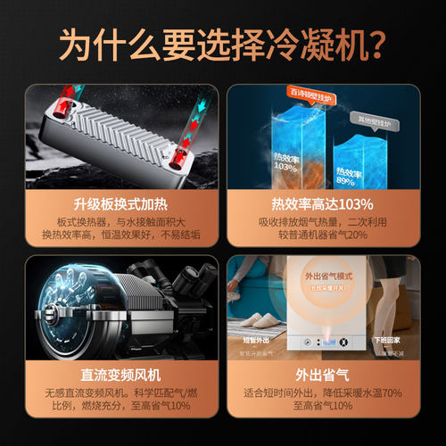 德国百诗顿LN12S燃气壁挂炉一级冷凝天然气家用锅炉采暖热水器 - 图0