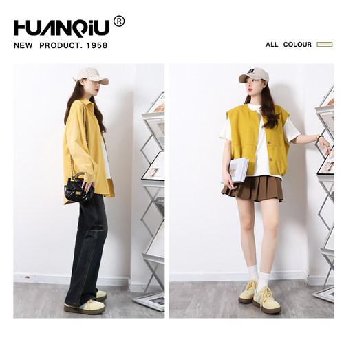 环球黄色德训鞋女2026春季新款超好看鞋子女休闲舒适学生运动板鞋 - 图3