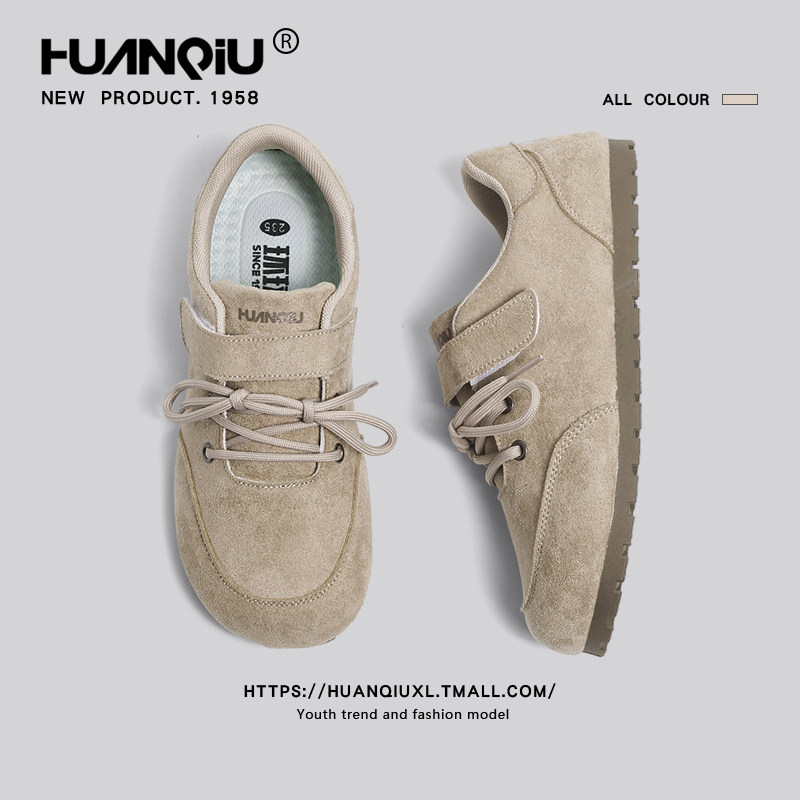 环球魔术贴袋鼠鞋女款2025新款秋季复古休闲勃肯鞋轻便百搭单鞋女,淘宝优惠券,粉丝福利购,淘宝优惠卷