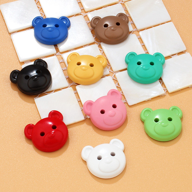 小熊儿童衣服扣子宝宝毛衣开衫衬衫外套上衣彩色动物装饰纽扣配件,淘宝优惠券,粉丝福利购,淘宝优惠卷