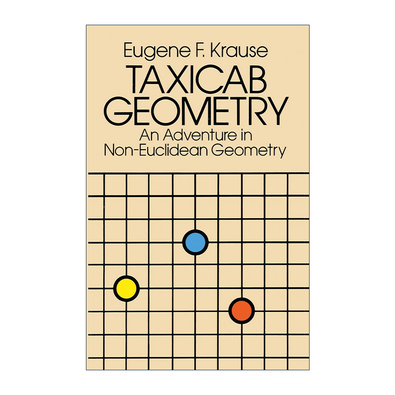 英文原版 Taxicab Geometry 出租车几何学 非欧几里得几何的冒险 数学 J. W. Dunne 英文版 进口英语原版书籍 - 图0