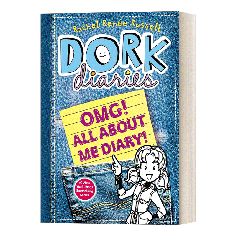 英文原版 Dork Diaries OMG! 多克日记 怪诞少女日记 精装 英文版 进口英语原版书籍 - 图0