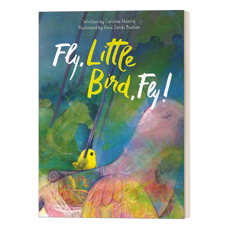 英文原版 Fly, Little Bird, Fly 学会飞之前,走走也不错 儿童精装绘本 Caroline Nastro 英文版 进口英语原版书籍