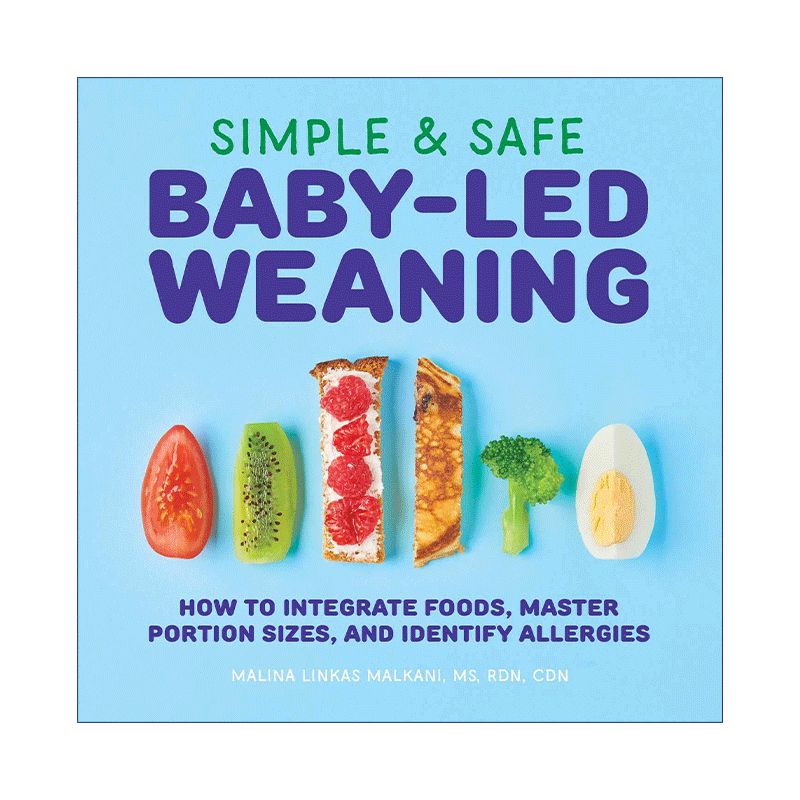 英文原版 Simple & Safe Baby-Led Weaning 6-12个月宝宝的简单辅食 断奶指南 英文版 进口英语原版书籍