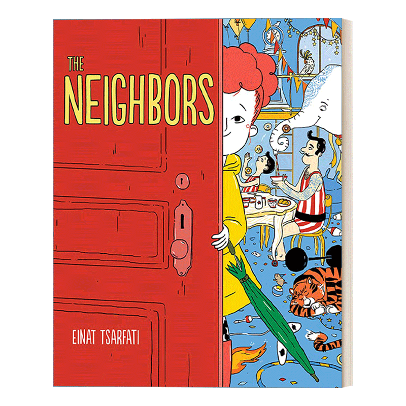 英文原版绘本 Neighbors邻居儿童幽默故事精装绘本 Einat Tsarfati英文版进口英语原版书籍-图0