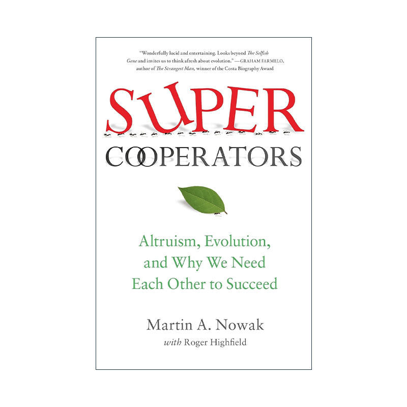 英文原版 SuperCooperators 超级合作者 利他主义 进化以及为什么我们需要彼此成功英文版 进口英语原版书籍