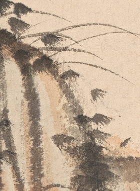张大千钟馗画像判官图高清国画人物临摹彩色画稿仿古人物丝绢微喷