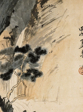 清溥儒四时山水图册名家真迹