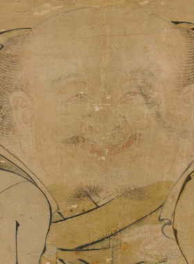 明朱见深一团和气图仿古画高