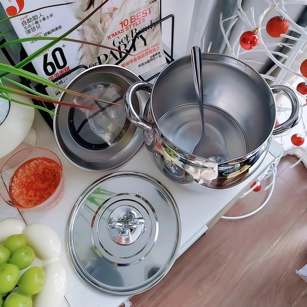 食品级不锈钢带滤网猪油罐双耳猪油锅带盖家用耐高温大容量猪油桶,淘宝优惠券,粉丝福利购,淘宝优惠卷