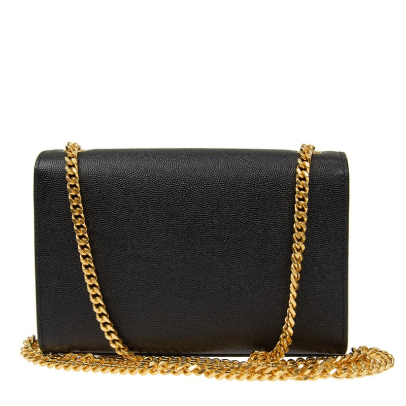 ysl女士黑色皮革斜挎包 TPOK海外女士包袋