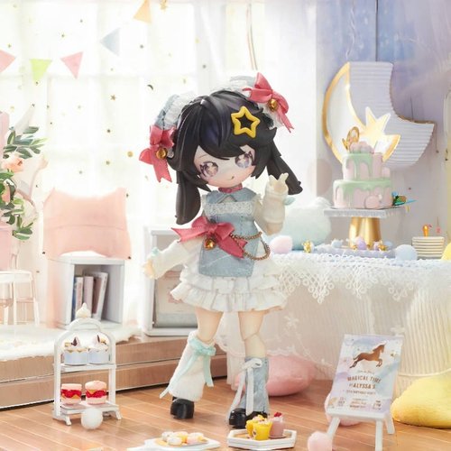 现货不可食用人偶月光童话BJD盲盒跳月时间兔宝潮玩摆件生日礼物 - 图1