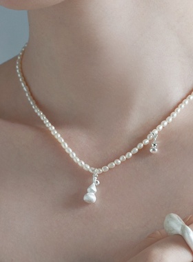 sounderwang银女葫芦项链