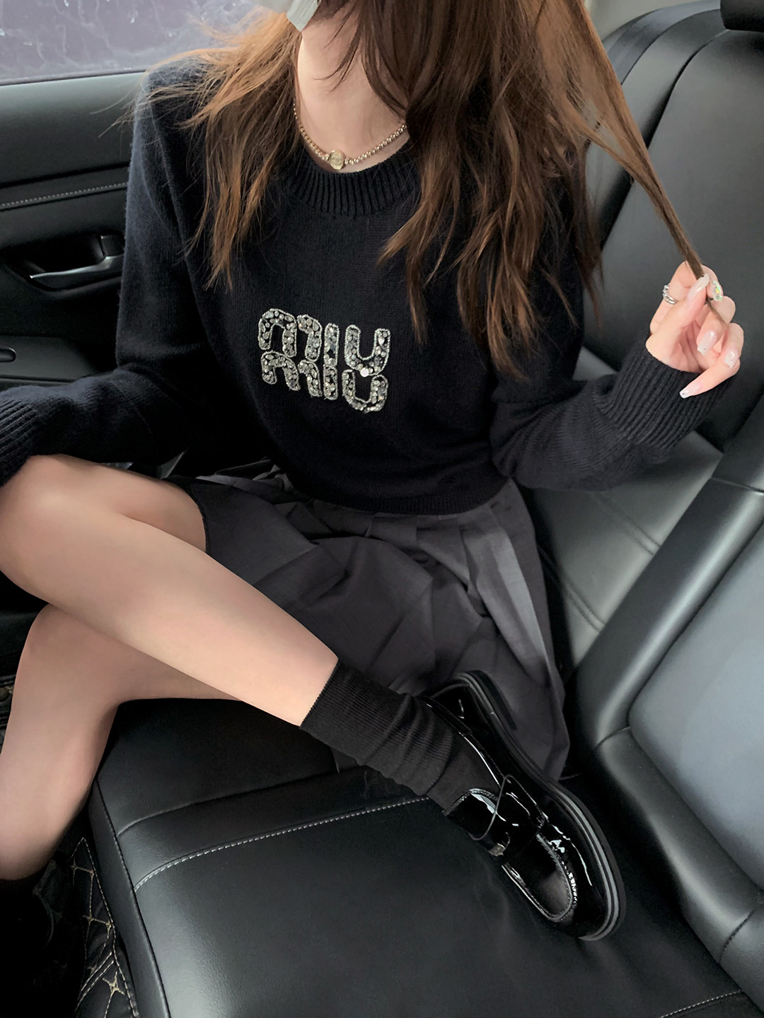  苏茵茵乐福鞋（豆豆鞋）