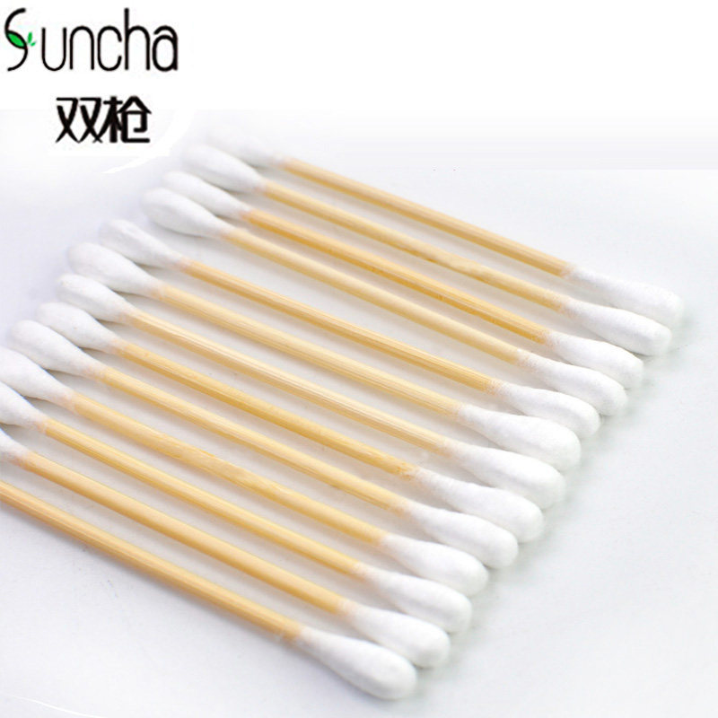双枪棉签棉花棒化妆棉尖头一次性家用天然环保卫生棉花头掏耳棉棒,淘宝优惠券,粉丝福利购,淘宝优惠卷