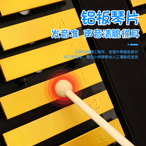 小钟琴幼儿园叮当x6型号叮铛小学生一年级儿童打击乐器16音16键 - 图1
