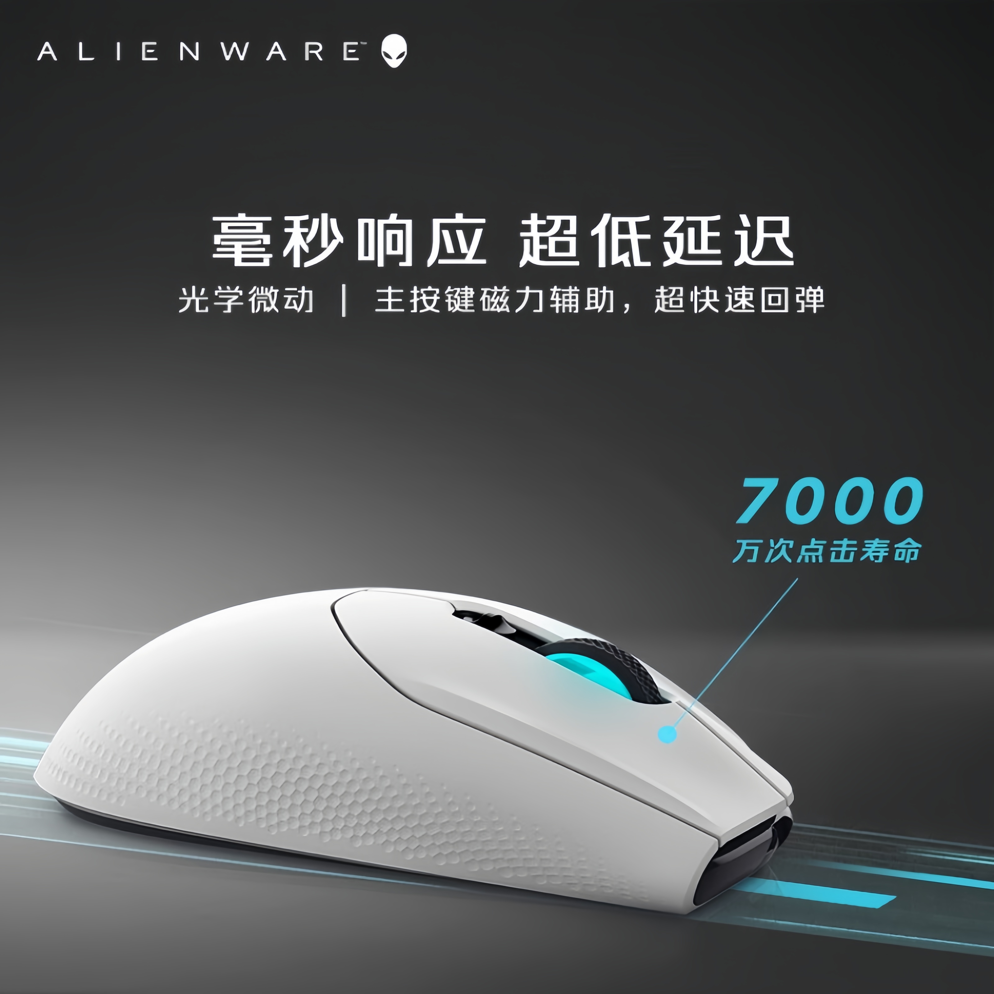 ALIENWARE外星人AW620M无线有线双模鼠标电竞游戏电脑RGB机械送礼 - 图2