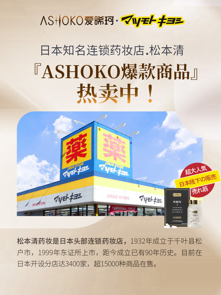 【黑金2.0】ASHOKO爱晞珂18000时光肠溶胶囊 - 图0