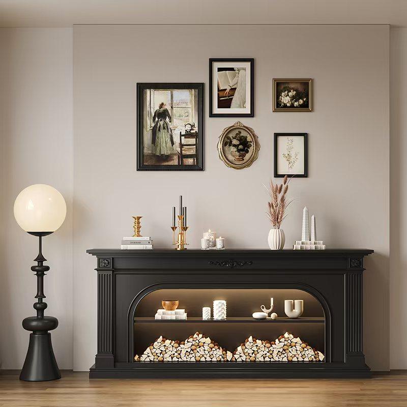 法式实木壁炉装饰柜欧式玄关壁炉柜美式客厅仿真火壁炉电视柜定制,淘宝优惠券,粉丝福利购,淘宝优惠卷
