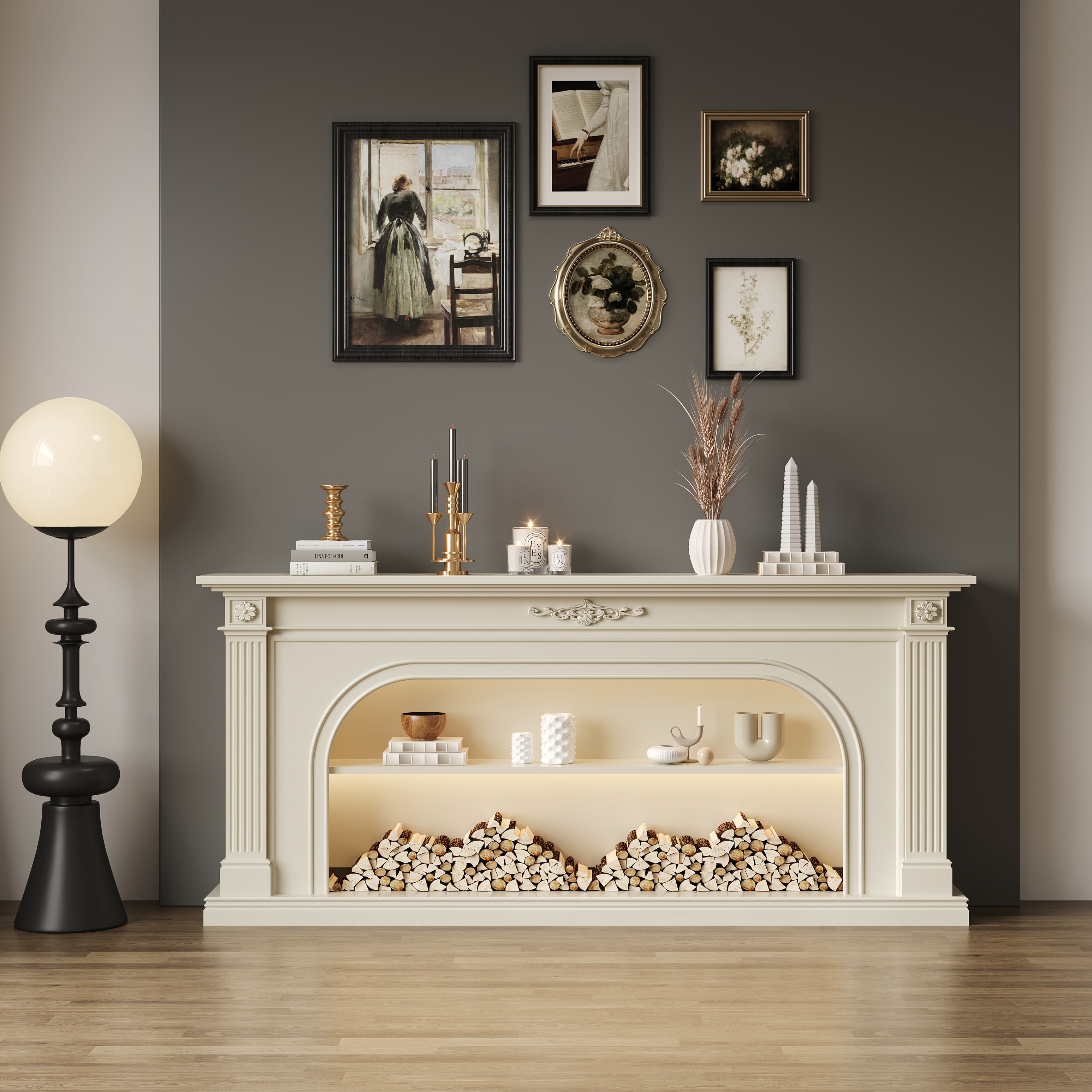 法式实木壁炉装饰柜欧式玄关壁炉柜美式客厅仿真火壁炉电视柜定制,淘宝优惠券,粉丝福利购,淘宝优惠卷