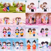 Lovers Couple Miniature Mini Doll DIY Terrarium Figurines