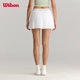 Wilson威尔胜官方春季女士PLEATED风琴交叠裙摆网球运动半身裙