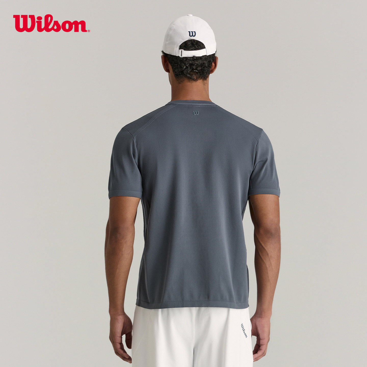 Wilson威尔胜官方春季男士飞织工艺肌理LOGO网球运动短袖T恤,淘宝优惠券,粉丝福利购,淘宝优惠卷