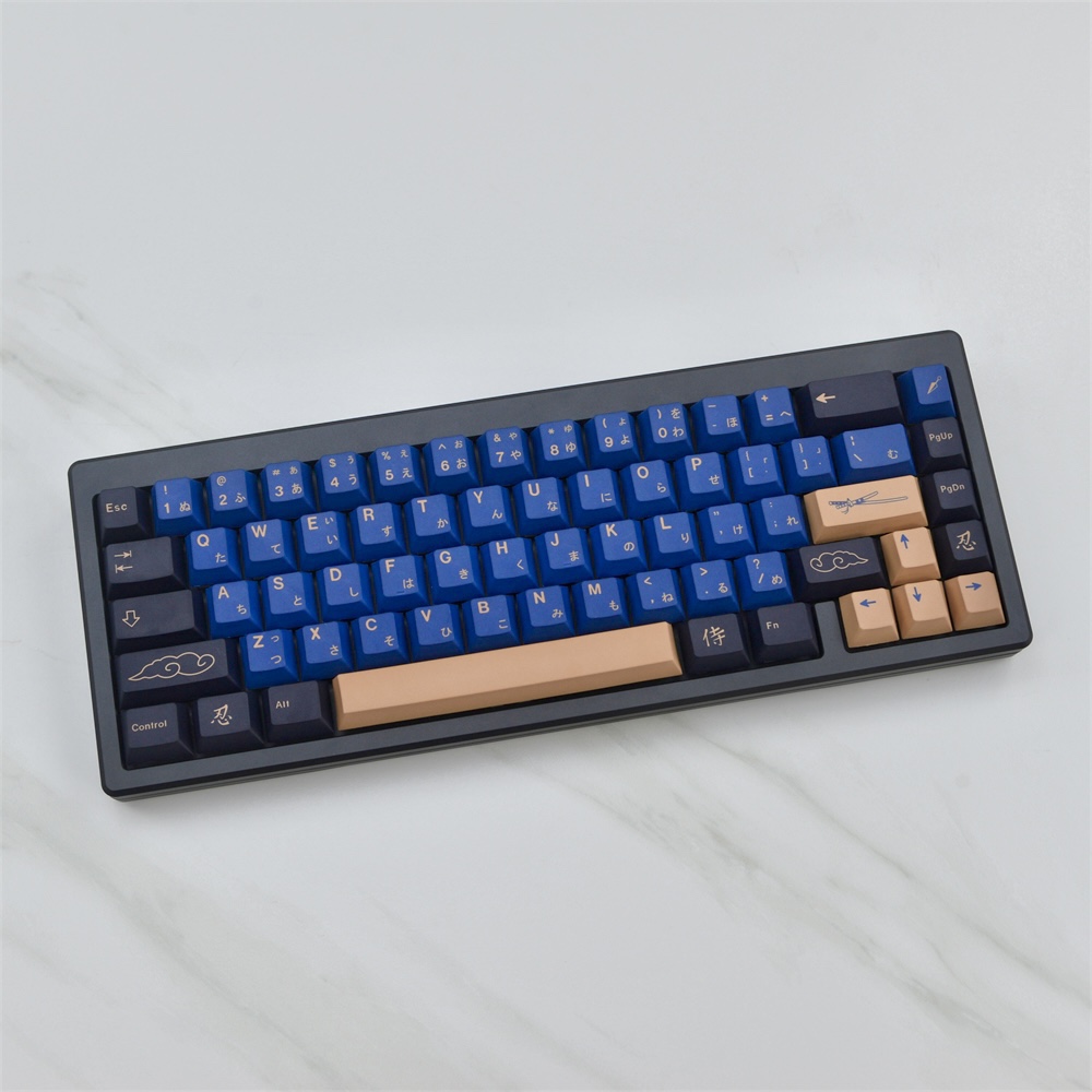 GMK  蓝武士 129键PBT原厂高度热升华机械键盘键帽 热哥外设 - 图3