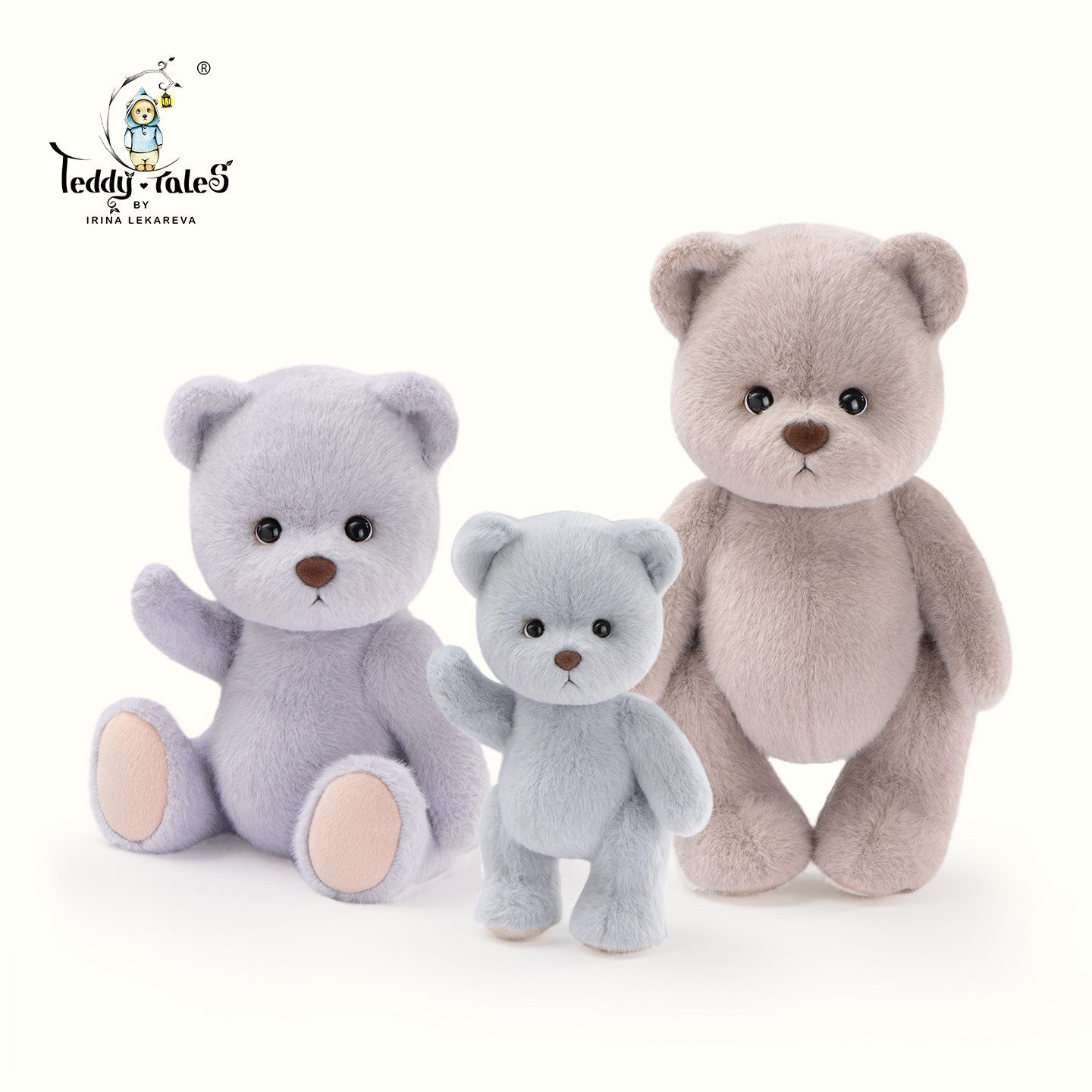 TeddyTales莉娜熊泰迪手作萌熊毛绒玩偶