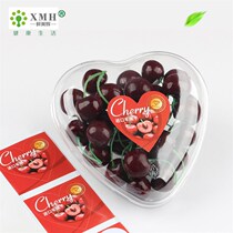 Universal Heart-shaped Fruit Label Disposable Strawberry Big Cherry Sticker Film No dry glue W fruit creative applique