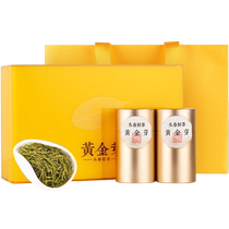 2023 new tea Song PinMing Former gold sprouts green tea white tea High-end Boutique Tea Gift Box Loaded with One Leaf