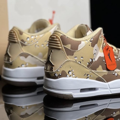 Air Jordan 3运动休闲鞋 潮流复古缓震休闲鞋HM4301-200黄 - 图2