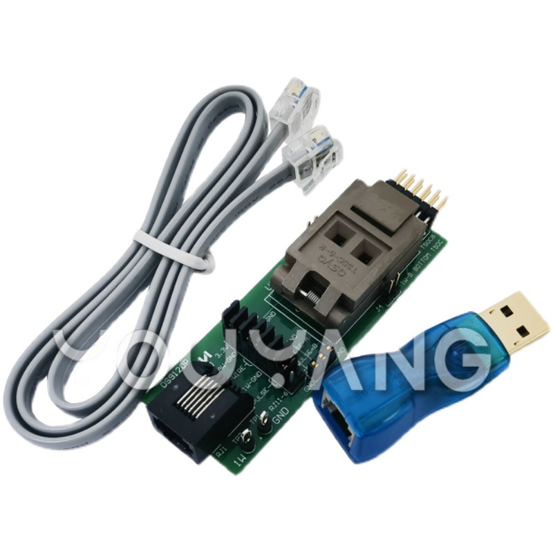 DS9090EVKIT DS9120P+ DS9490R# USB-to-1-Wire iButton适配器-图2