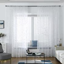 60%HOTTranslucent Window Curtain Bronzing Polyester Elegant