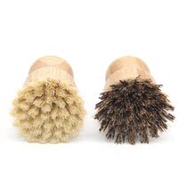 80%HOTShort Handle Stove Washing Brush Moisture-proof Wood