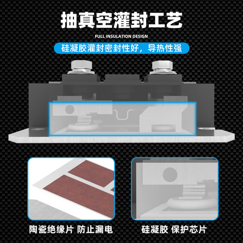 上整三相整流器全桥桥堆MDS200A100A1600V大功率整流桥模块 - 图1
