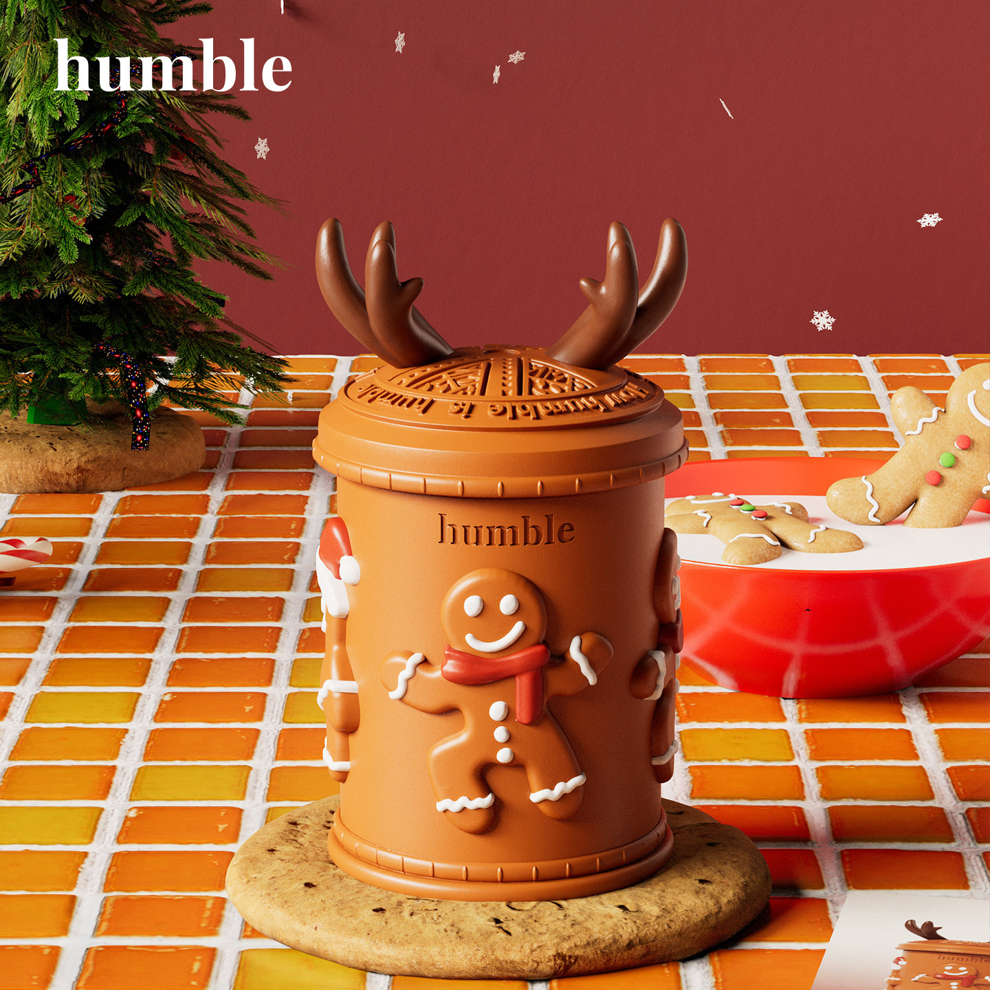 【新年新品】humble帕特农姜饼人香薰蜡烛卧室内摆件礼盒闺蜜礼物,淘宝优惠券,粉丝福利购,淘宝优惠卷